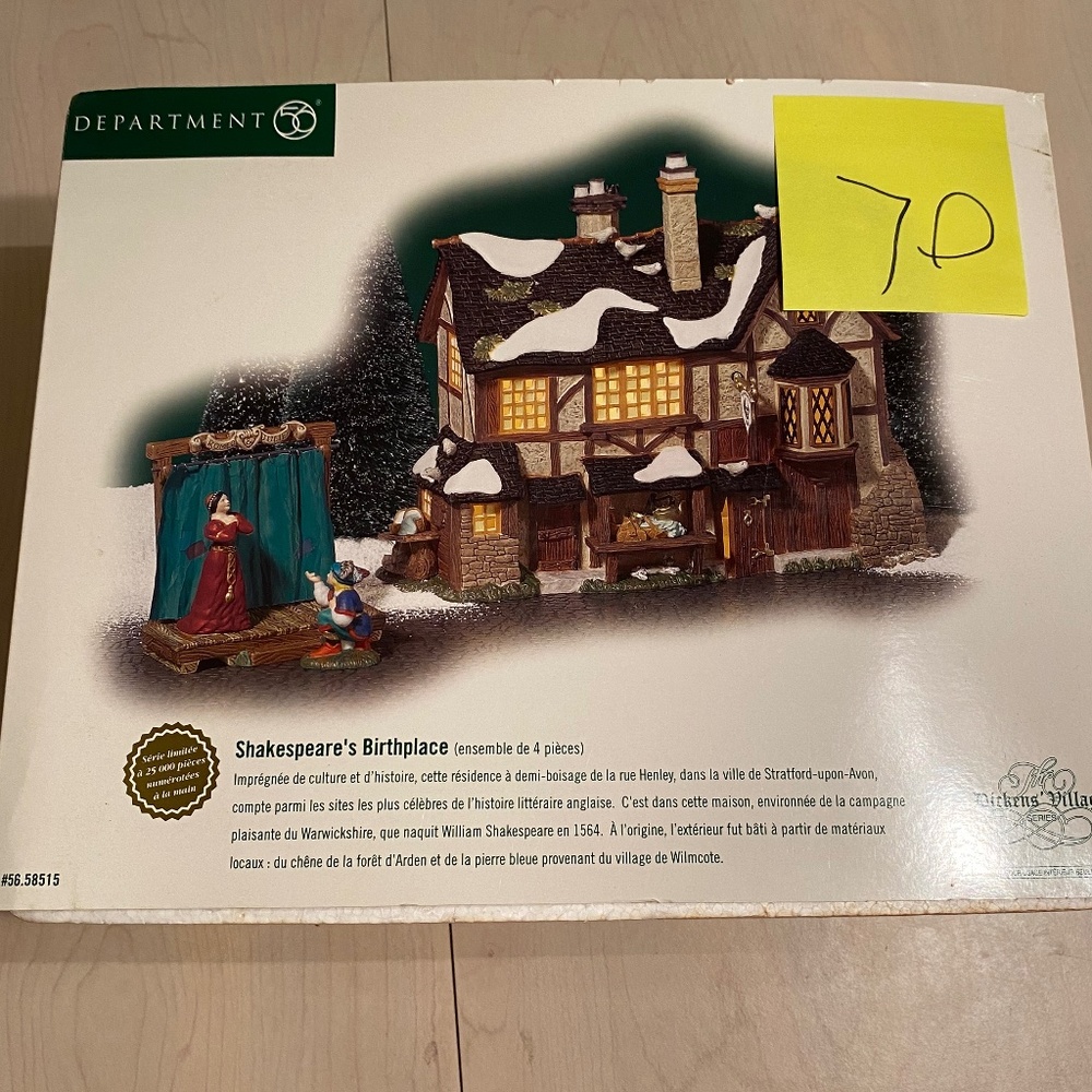 Department 56 Dickens Village